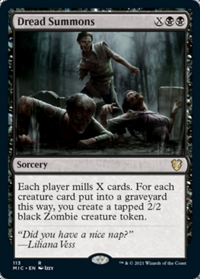 Dread Summons [Innistrad: Midnight Hunt Commander] - Magic: The Gathering - Card Brawlers | Quebec | Canada |