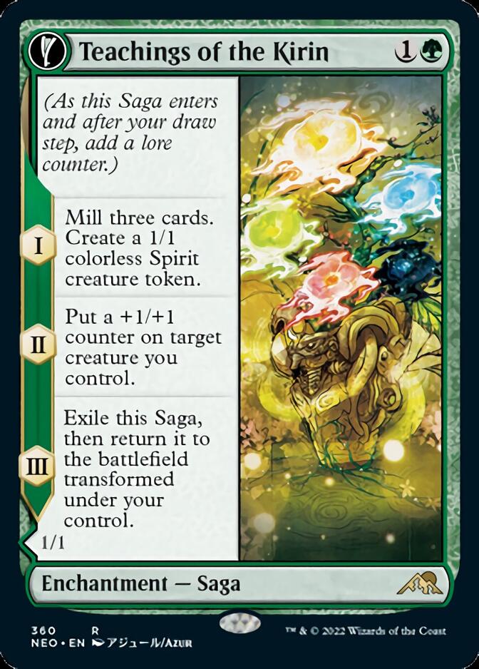 Teachings of the Kirin // Kirin-Touched Orochi (Showcase Soft Glow) [Kamigawa: Neon Dynasty] - Magic: The Gathering - Card Brawlers | Quebec | Canada |