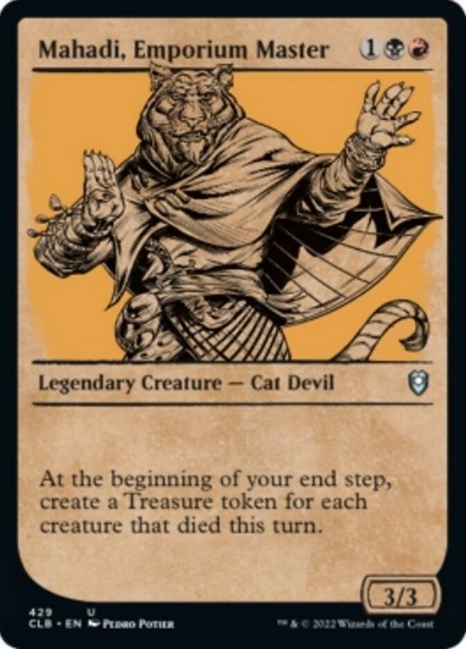 Mahadi, Emporium Master (Showcase) [Commander Legends: Battle for Baldur's Gate] - Magic: The Gathering - Card Brawlers | Quebec | Canada |