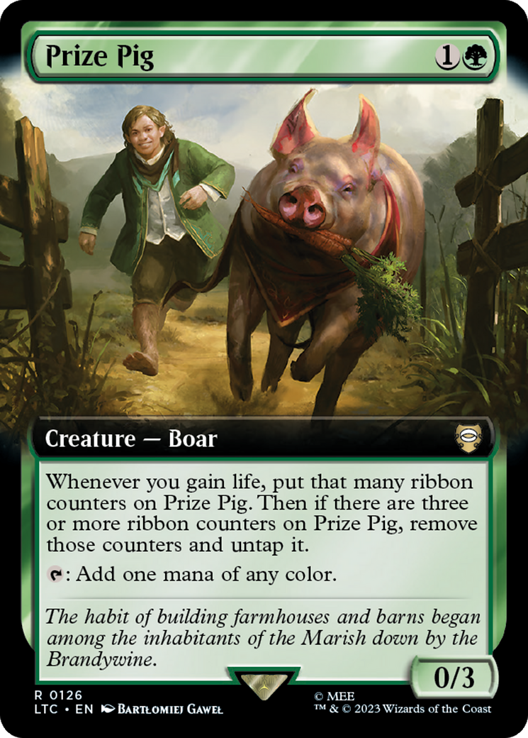Prize Pig (Extended Art) [The Lord of the Rings: Tales of Middle-Earth Commander] - Magic: The Gathering - Card Brawlers | Quebec | Canada |
