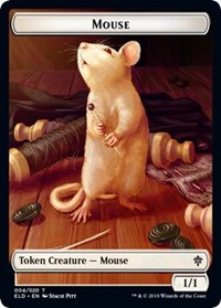 Mouse // Food (15) Double-Sided Token [Throne of Eldraine Tokens] - Magic: The Gathering - Card Brawlers | Quebec | Canada |