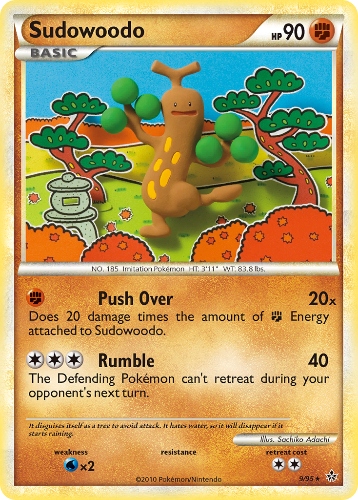 Sudowoodo (9/95) [HeartGold & SoulSilver: Unleashed] - Pokémon - Card Brawlers | Quebec | Canada |