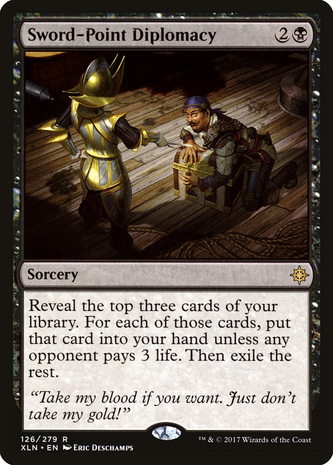 Sword-Point Diplomacy [Ixalan] - Magic: The Gathering - Card Brawlers | Quebec | Canada |