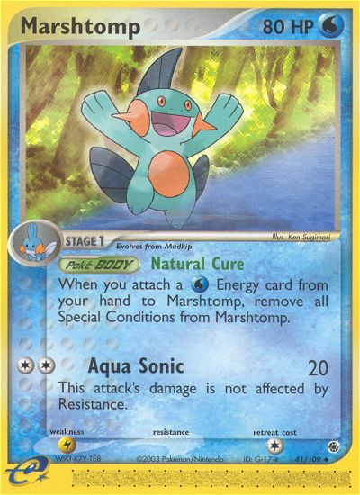 Marshtomp (41/109) [EX: Ruby & Sapphire] - Pokémon - Card Brawlers | Quebec | Canada |