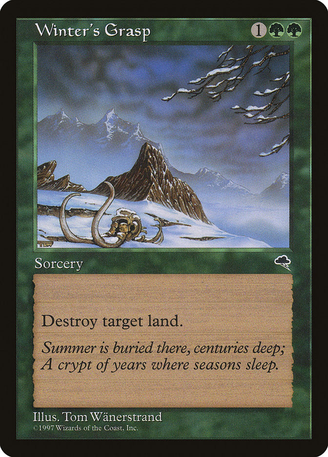 Winter's Grasp [Tempest] - Magic: The Gathering - Card Brawlers | Quebec | Canada |