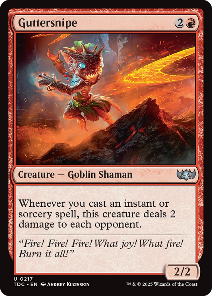 Guttersnipe [Tarkir: Dragonstorm Commander] - Magic: The Gathering - Card Brawlers | Quebec | Canada |