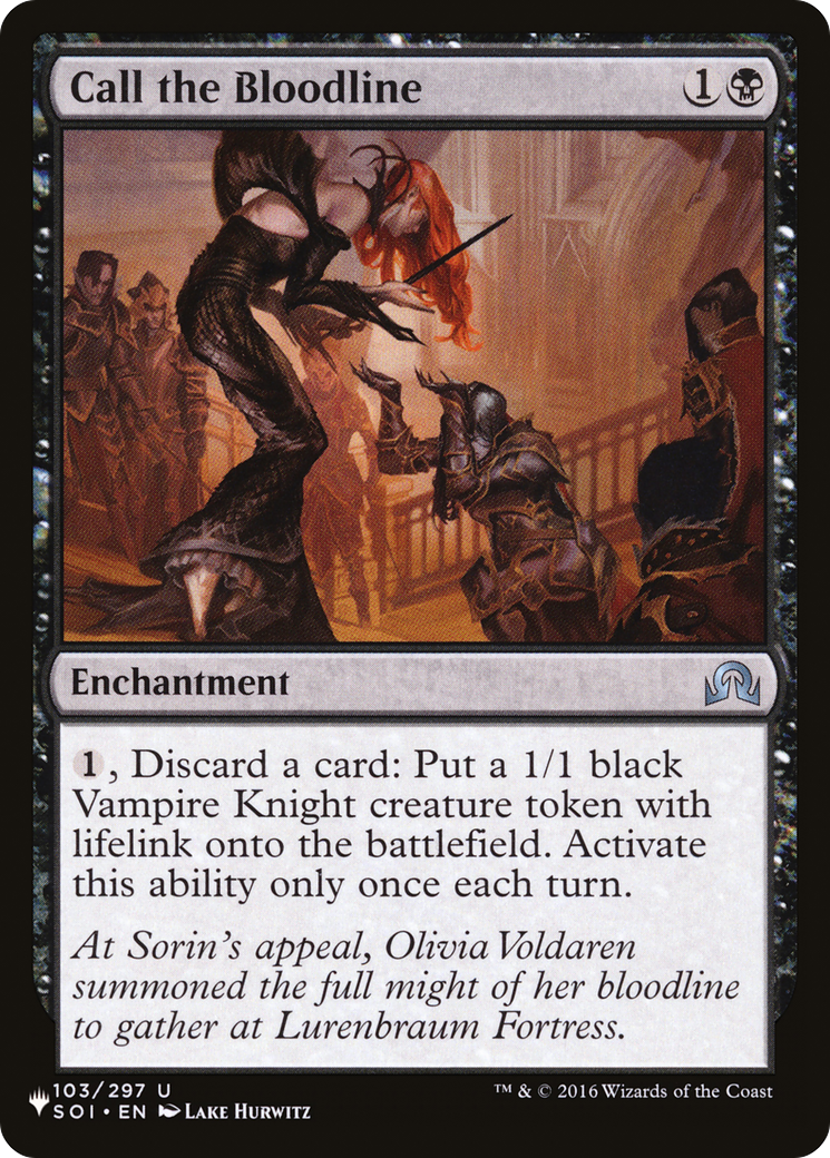 Call the Bloodline [The List] - Magic: The Gathering - Card Brawlers | Quebec | Canada |