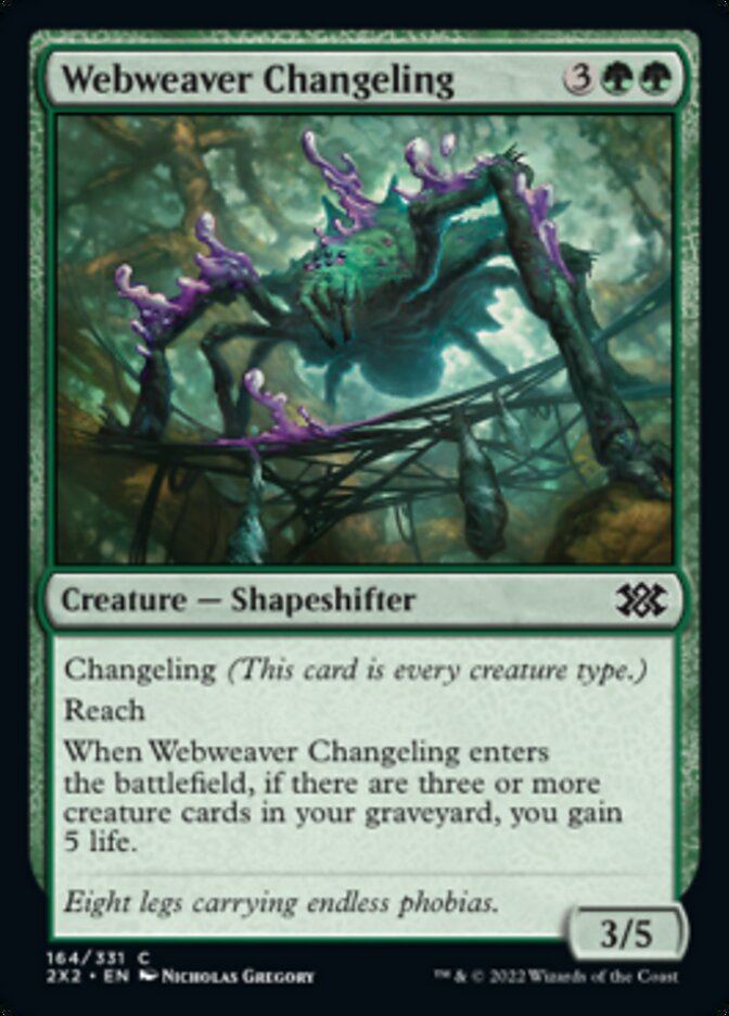Webweaver Changeling [Double Masters 2022] - Magic: The Gathering - Card Brawlers | Quebec | Canada |