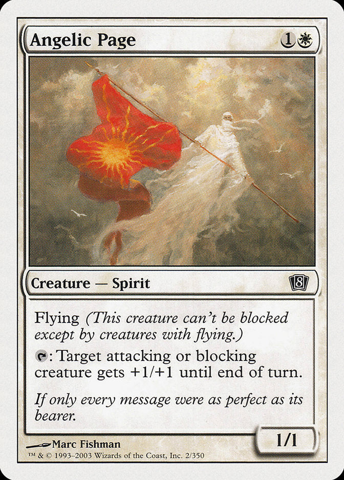 Angelic Page [Eighth Edition] - Magic: The Gathering - Card Brawlers | Quebec | Canada |