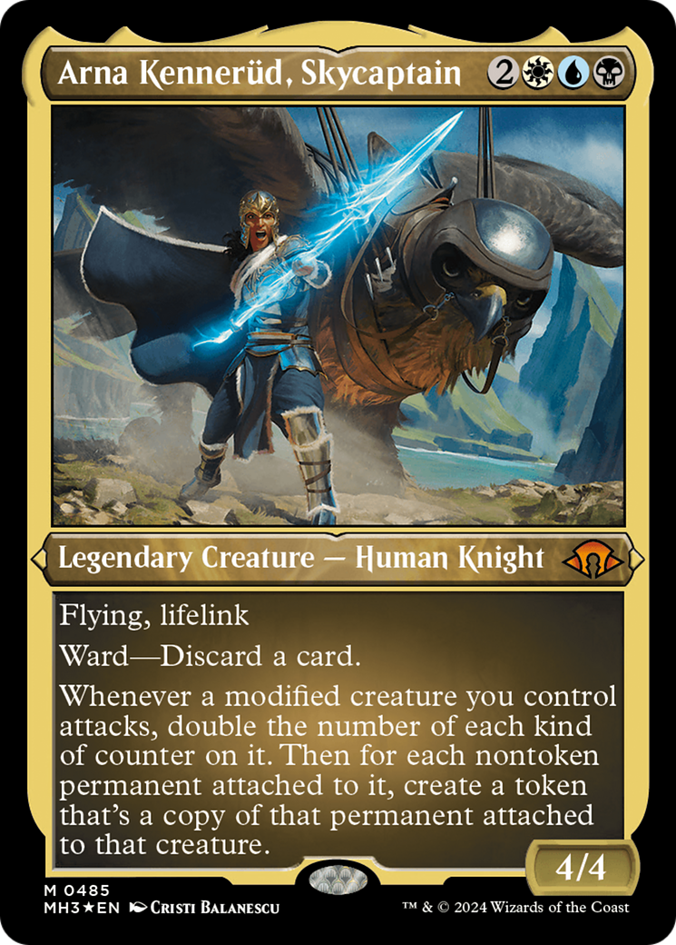 Arna Kennerud, Skycaptain (Foil Etched) [Modern Horizons 3] - Magic: The Gathering - Card Brawlers | Quebec | Canada |