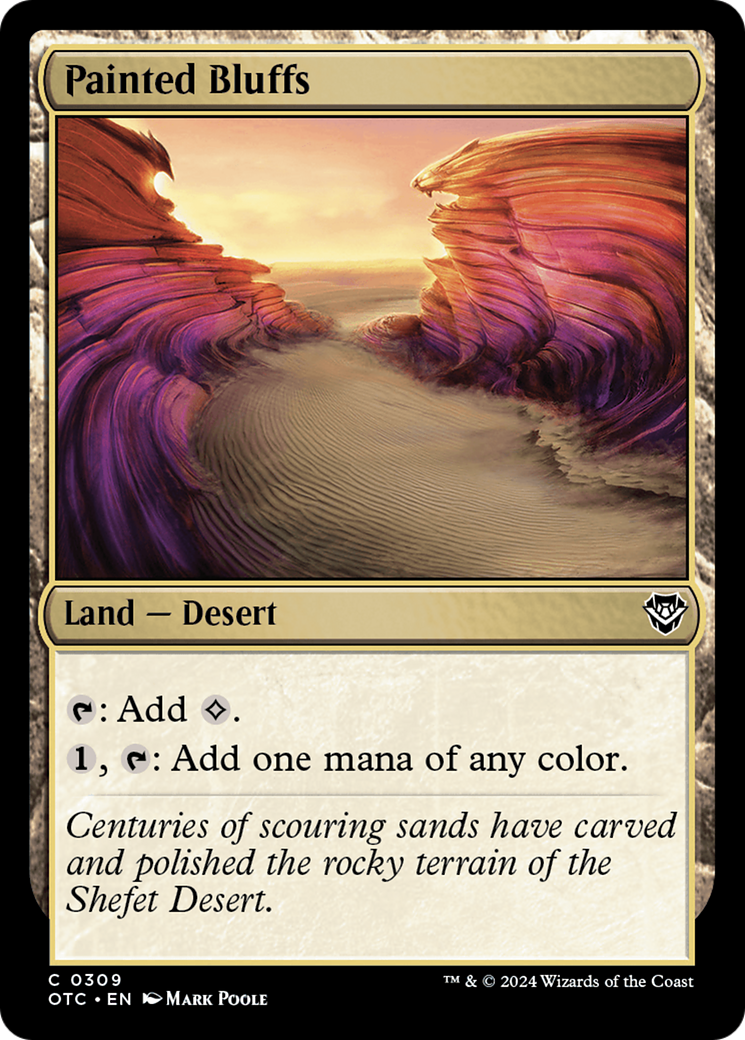 Painted Bluffs [Outlaws of Thunder Junction Commander] - Magic: The Gathering - Card Brawlers | Quebec | Canada |