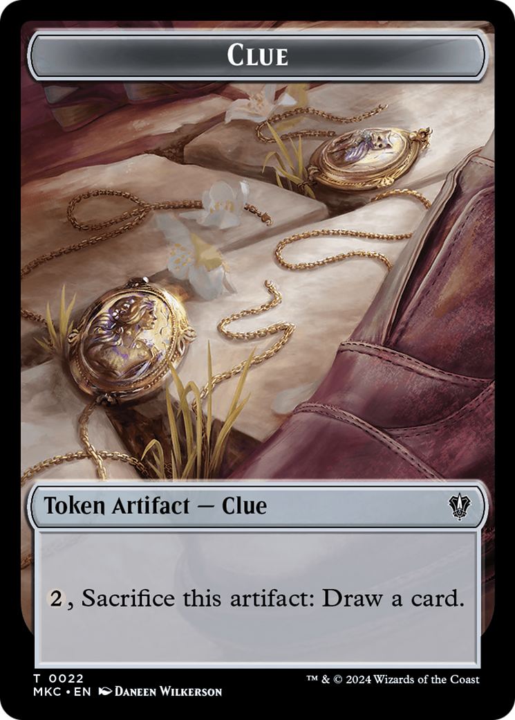 Clue // Food Double-Sided Token [Murders at Karlov Manor Commander Tokens] - Magic: The Gathering - Card Brawlers | Quebec | Canada |