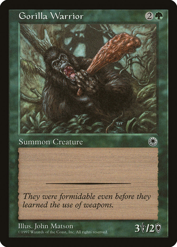 Gorilla Warrior [Portal] - Magic: The Gathering - Card Brawlers | Quebec | Canada |