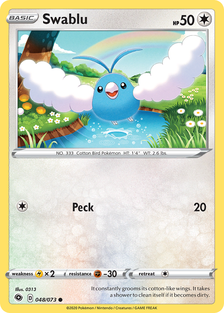 Swablu (048/073) [Sword & Shield: Champion's Path] - Pokémon - Card Brawlers | Quebec | Canada |