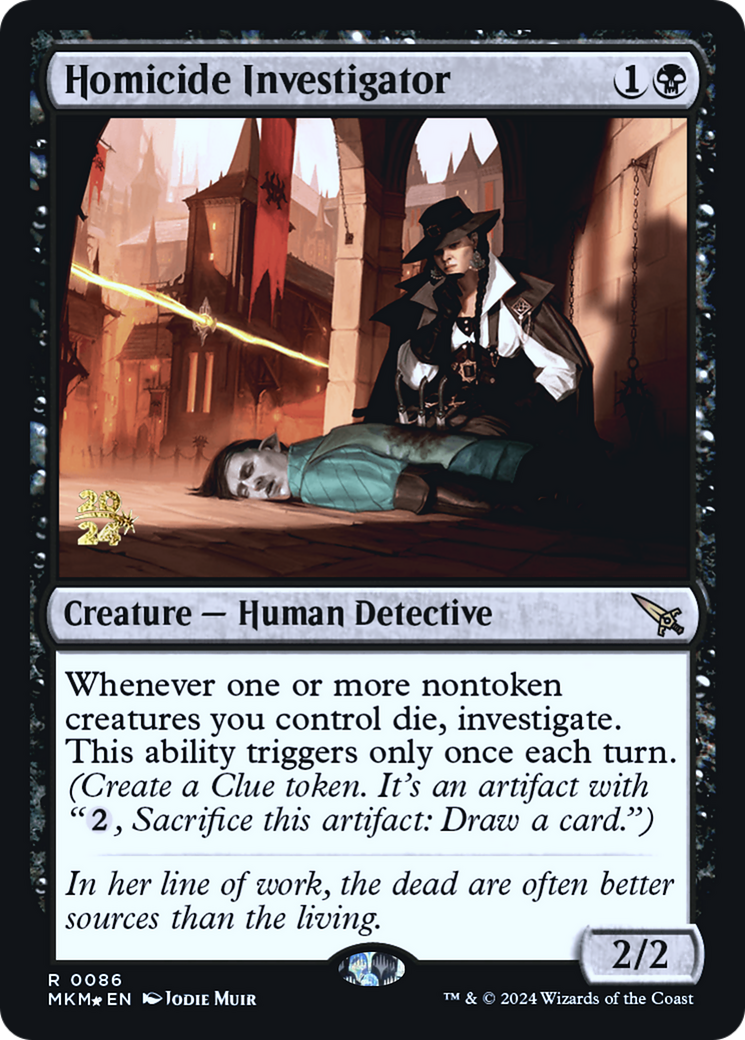Homicide Investigator [Murders at Karlov Manor Prerelease Promos] - Magic: The Gathering - Card Brawlers | Quebec | Canada |