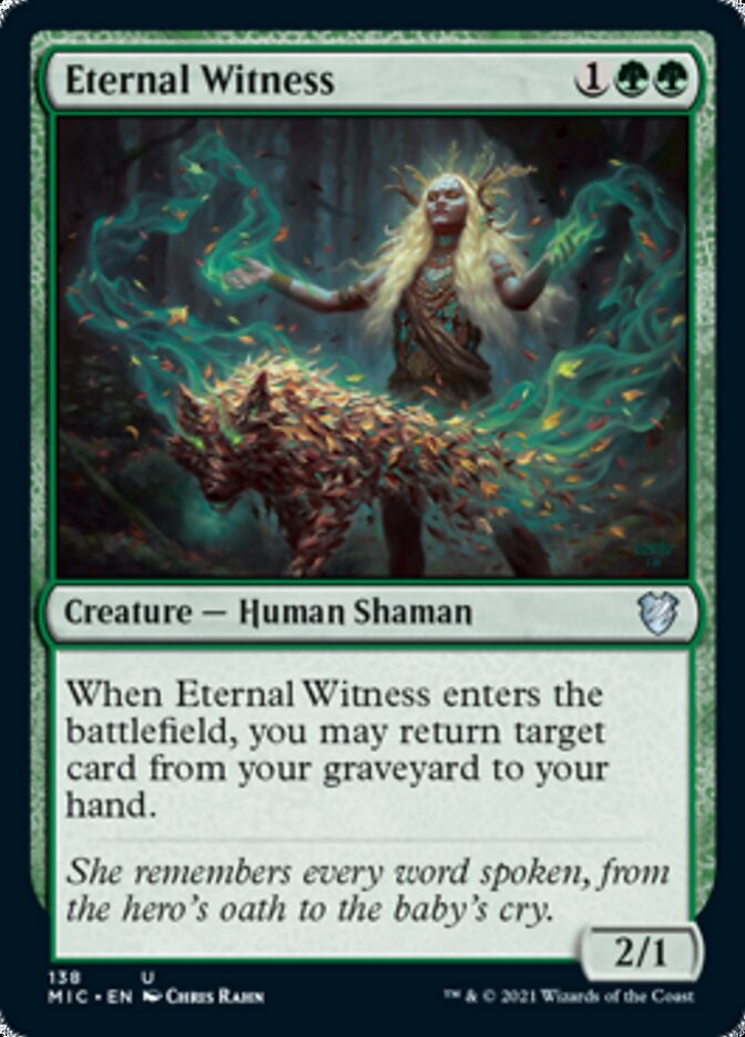 Eternal Witness [Innistrad: Midnight Hunt Commander] - Magic: The Gathering - Card Brawlers | Quebec | Canada |