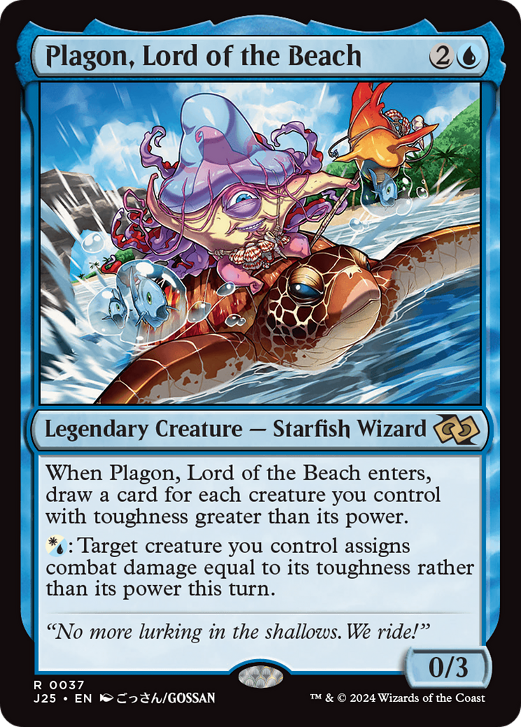 Plagon, Lord of the Beach (Anime) [Foundations Jumpstart] - Magic: The Gathering - Card Brawlers | Quebec | Canada |