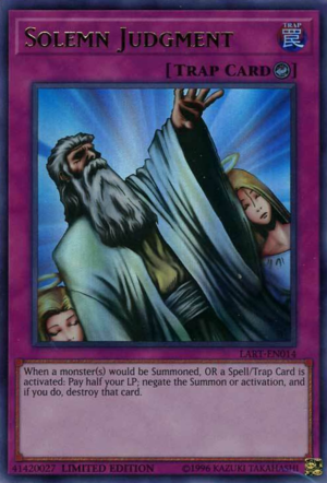Solemn Judgment [LART-EN014] Ultra Rare - Yu-Gi-Oh! - Card Brawlers | Quebec | Canada |