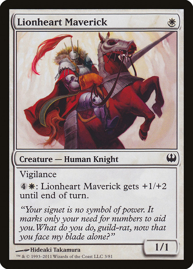 Lionheart Maverick [Duel Decks: Knights vs. Dragons] - Magic: The Gathering - Card Brawlers | Quebec | Canada |