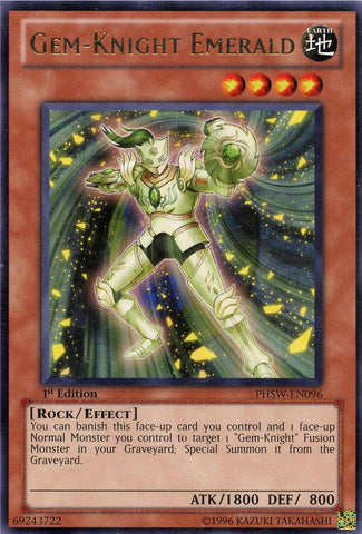 Gem-Knight Emerald [PHSW-EN096] Rare - Yu-Gi-Oh! - Card Brawlers | Quebec | Canada |