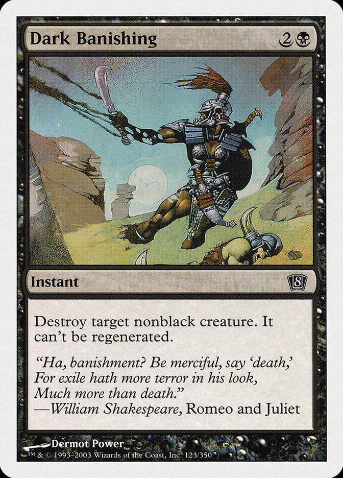 Dark Banishing [Eighth Edition] - Magic: The Gathering - Card Brawlers | Quebec | Canada |