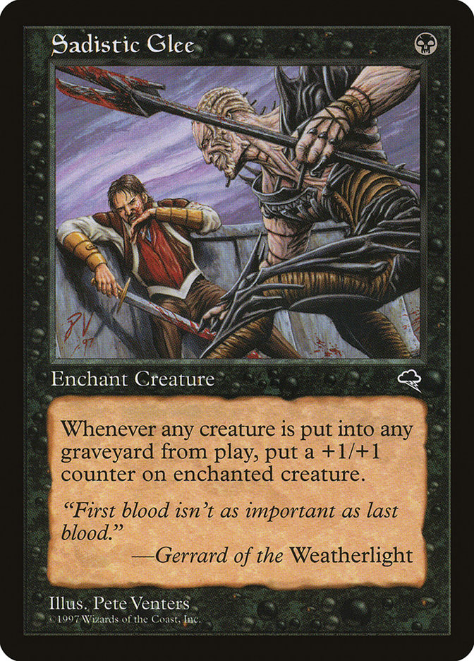 Sadistic Glee [Tempest] - Magic: The Gathering - Card Brawlers | Quebec | Canada |
