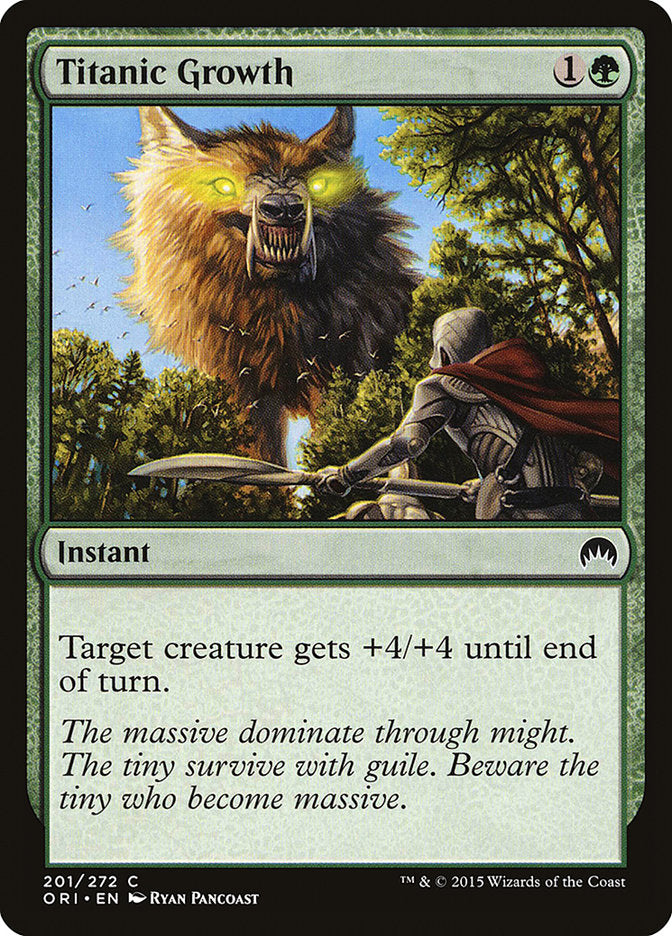 Titanic Growth [Magic Origins] - Magic: The Gathering - Card Brawlers | Quebec | Canada |