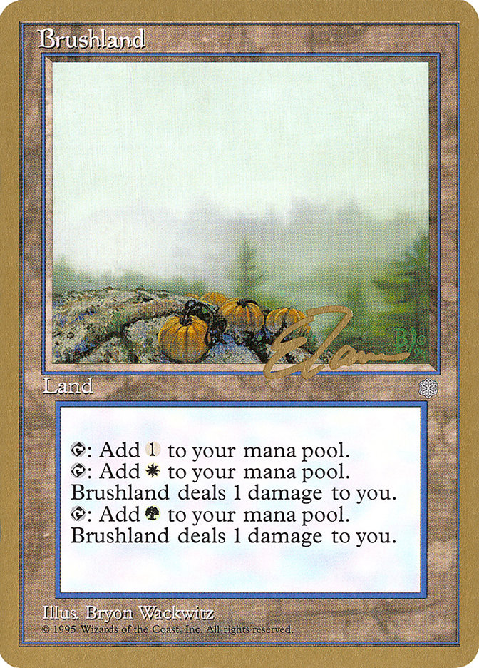 Brushland (Eric Tam) [Pro Tour Collector Set] - Magic: The Gathering - Card Brawlers | Quebec | Canada |