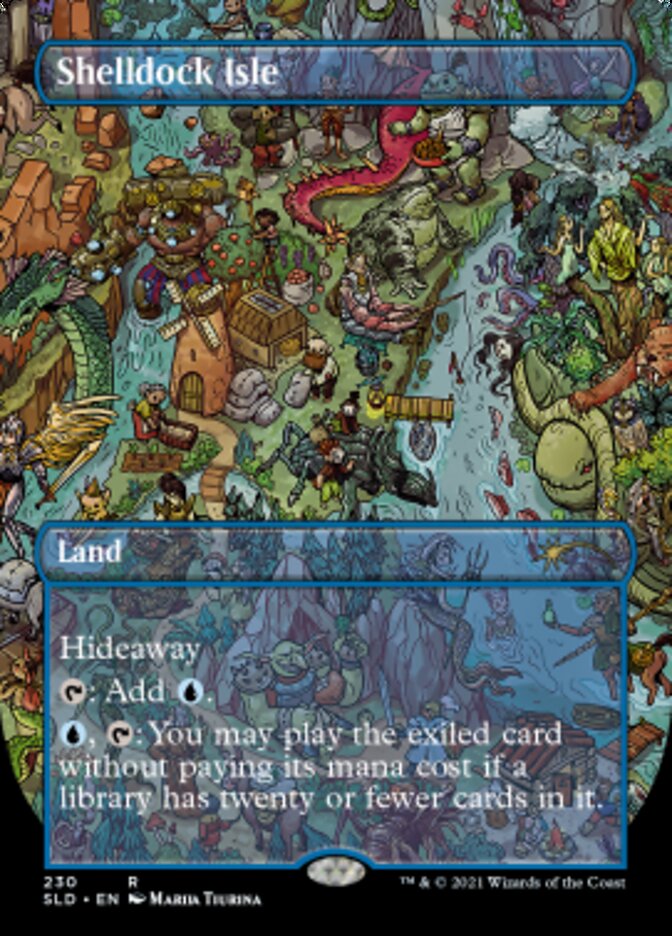 Shelldock Isle (230) (Borderless) [Secret Lair Drop Series] - Magic: The Gathering - Card Brawlers | Quebec | Canada |