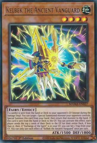 Kelbek the Ancient Vanguard [MAMA-EN027] Ultra Rare - Yu-Gi-Oh! - Card Brawlers | Quebec | Canada |