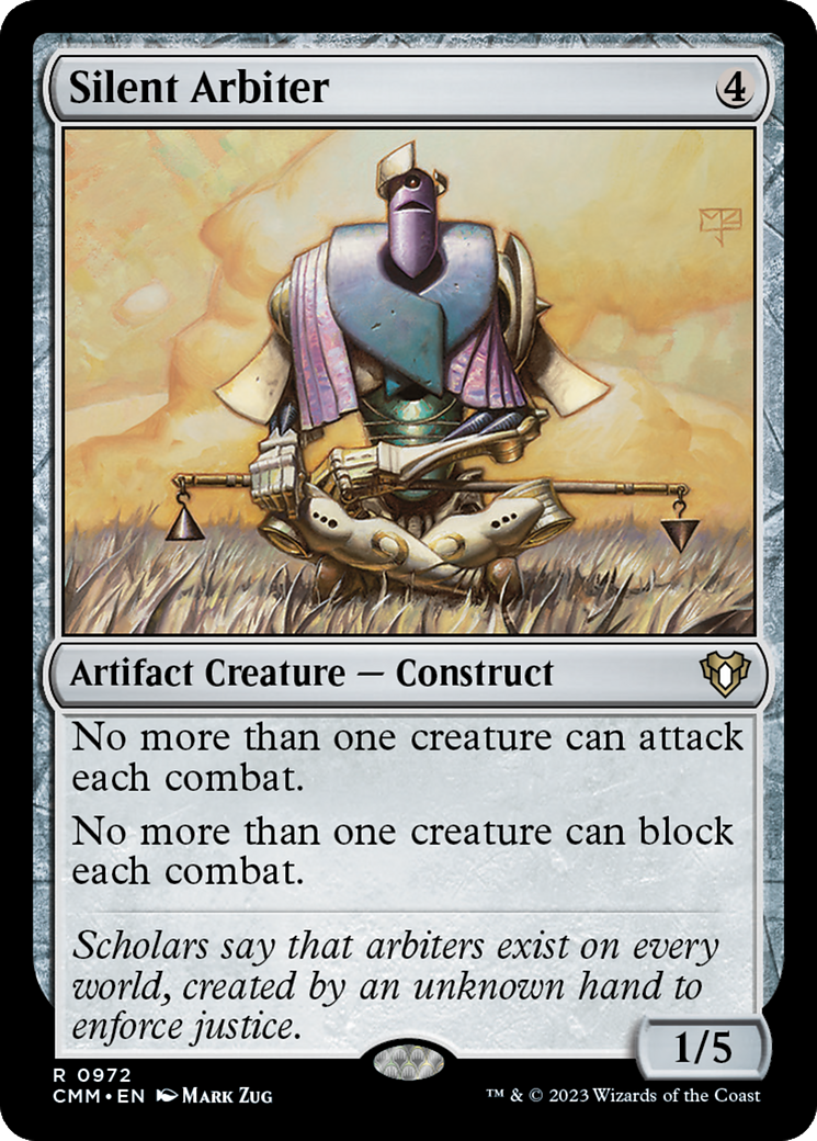 Silent Arbiter [Commander Masters] - Magic: The Gathering - Card Brawlers | Quebec | Canada |