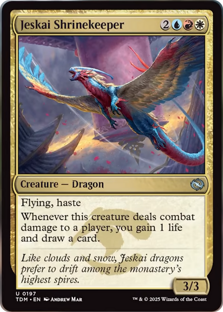 Jeskai Shrinekeeper [Tarkir: Dragonstorm] - Magic: The Gathering - Card Brawlers | Quebec | Canada |