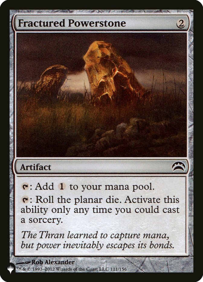Fractured Powerstone [The List] - Magic: The Gathering - Card Brawlers | Quebec | Canada |