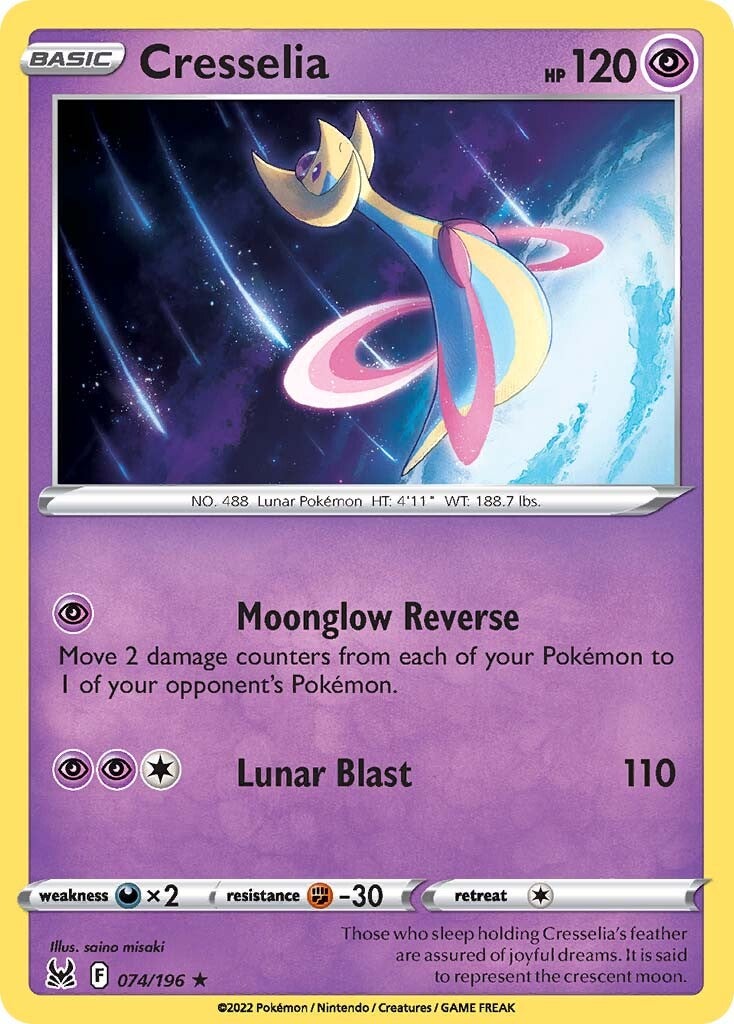 Cresselia (074/196) [Sword & Shield: Lost Origin] - Pokémon - Card Brawlers | Quebec | Canada |