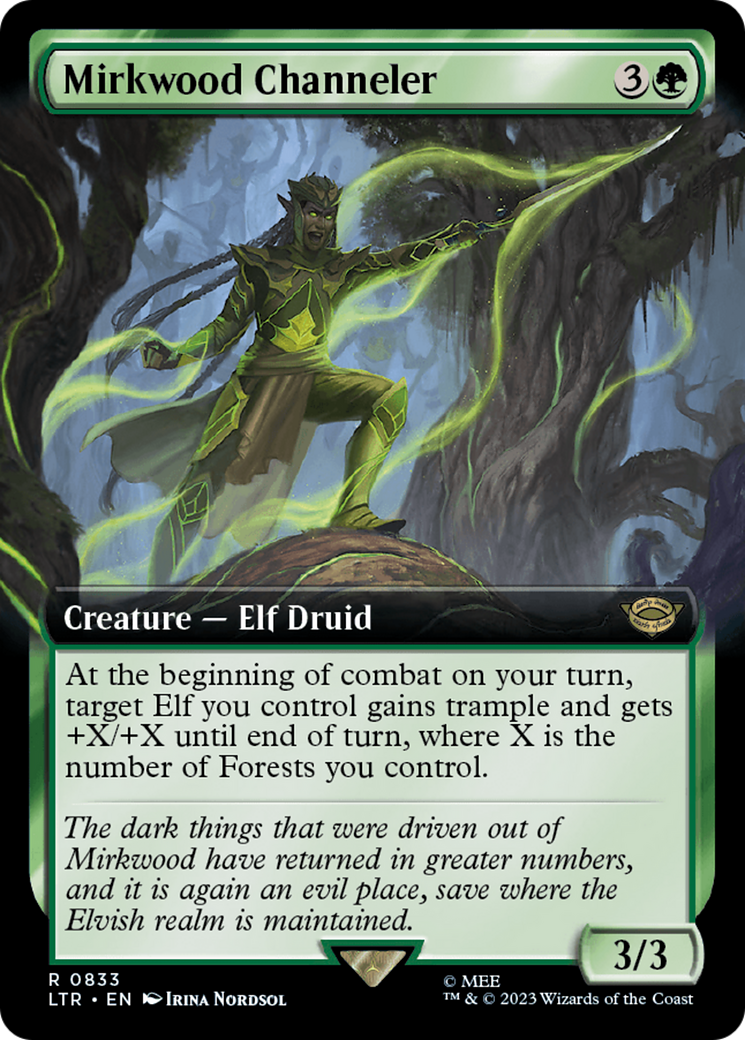 Mirkwood Channeler (Extended Art) [The Lord of the Rings: Tales of Middle-Earth] - Magic: The Gathering - Card Brawlers | Quebec | Canada |