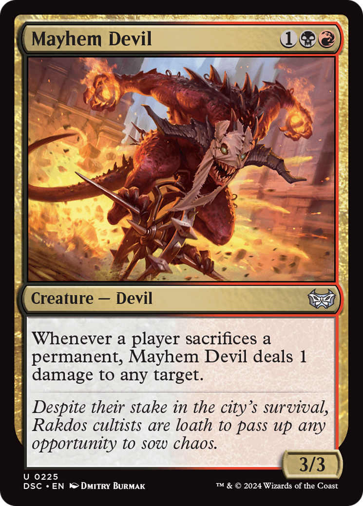 Mayhem Devil [Duskmourn: House of Horror Commander] - Magic: The Gathering - Card Brawlers | Quebec | Canada |