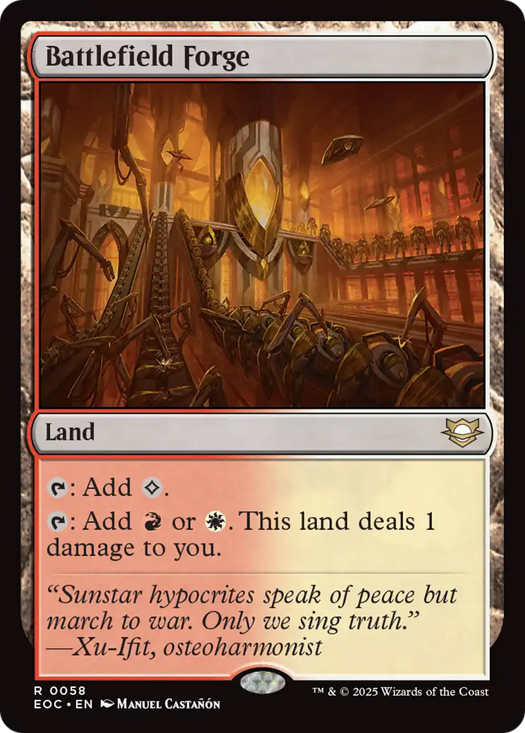 Battlefield Forge [Edge of Eternities Commander] - Magic: The Gathering - Card Brawlers | Quebec | Canada |