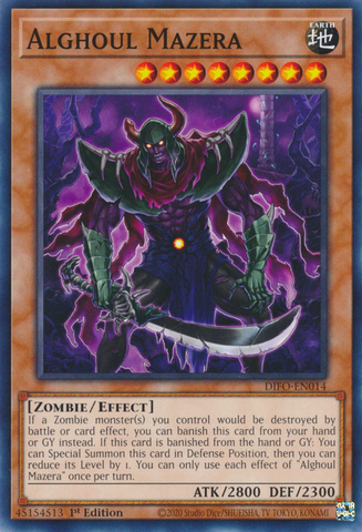 Alghoul Mazera [DIFO-EN014] Common - Yu-Gi-Oh! - Card Brawlers | Quebec | Canada |