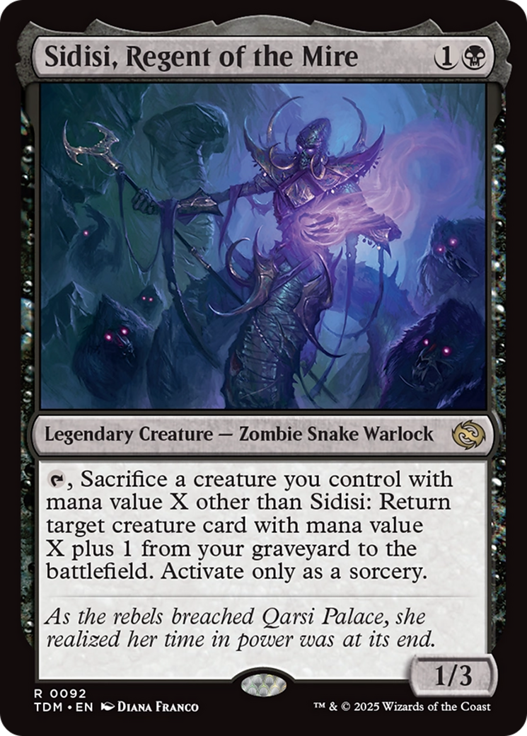 Sidisi, Regent of the Mire [Tarkir: Dragonstorm] - Magic: The Gathering - Card Brawlers | Quebec | Canada |