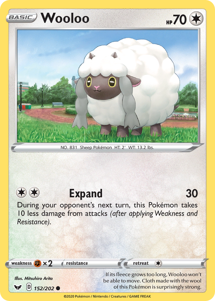 Wooloo (152/202) [Sword & Shield: Base Set] - Pokémon - Card Brawlers | Quebec | Canada |