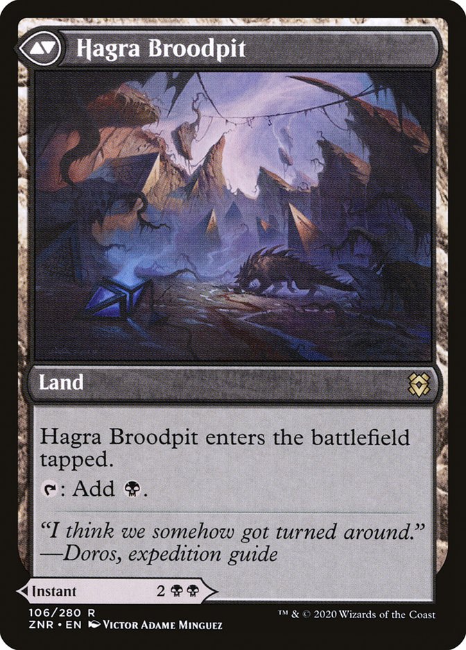 Hagra Mauling // Hagra Broodpit [Zendikar Rising] - Magic: The Gathering - Card Brawlers | Quebec | Canada |
