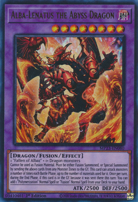 Alba-Lenatus le Dragon des Abysses [MP23-EN080] Ultra Rare 