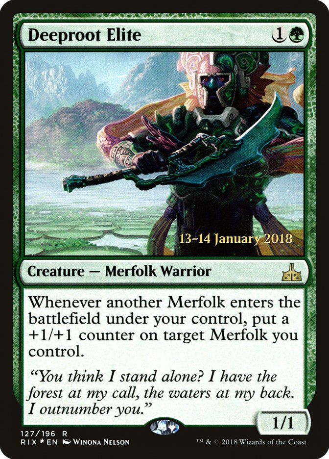 Deeproot Elite [Rivals of Ixalan Prerelease Promos] - Magic: The Gathering - Card Brawlers | Quebec | Canada |