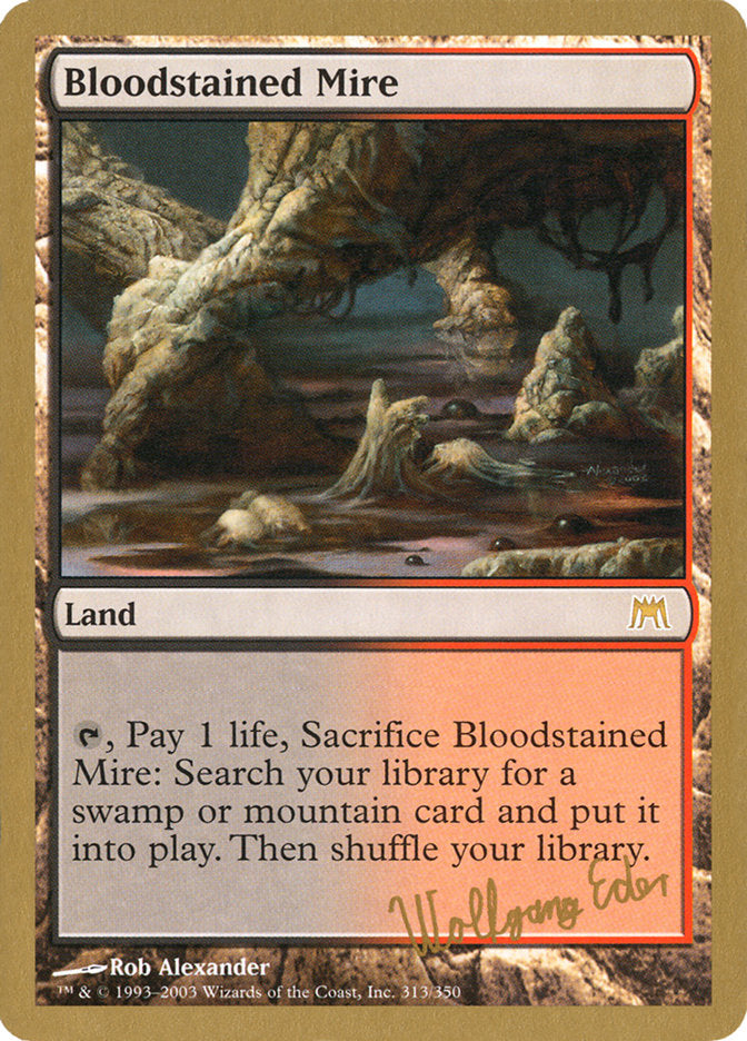 Bloodstained Mire (Wolfgang Eder) [World Championship Decks 2003] - Magic: The Gathering - Card Brawlers | Quebec | Canada |
