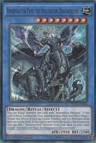 Amorphactor Pain, the Imagination Dracoverlord [SHVI-EN044] Super Rare - Yu-Gi-Oh! - Card Brawlers | Quebec | Canada |