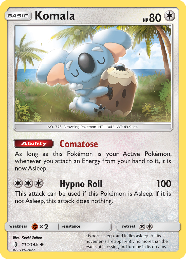 Komala (114/145) [Sun & Moon: Guardians Rising] - Pokémon - Card Brawlers | Quebec | Canada |