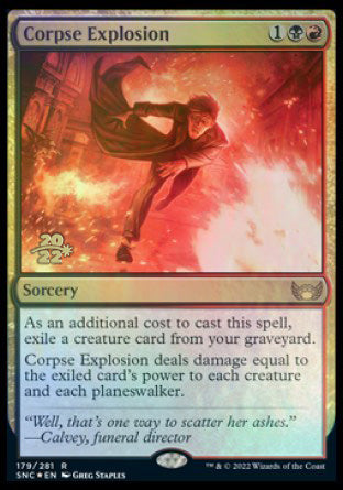 Corpse Explosion [Streets of New Capenna Prerelease Promos] - Magic: The Gathering - Card Brawlers | Quebec | Canada |