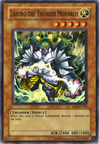 Zaborg the Thunder Monarch [DR2-EN135] Super Rare - Yu-Gi-Oh! - Card Brawlers | Quebec | Canada |