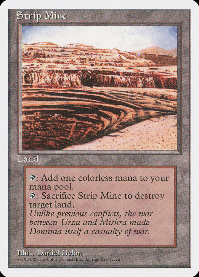 Strip Mine [Fourth Edition] - Magic: The Gathering - Card Brawlers | Quebec | Canada |