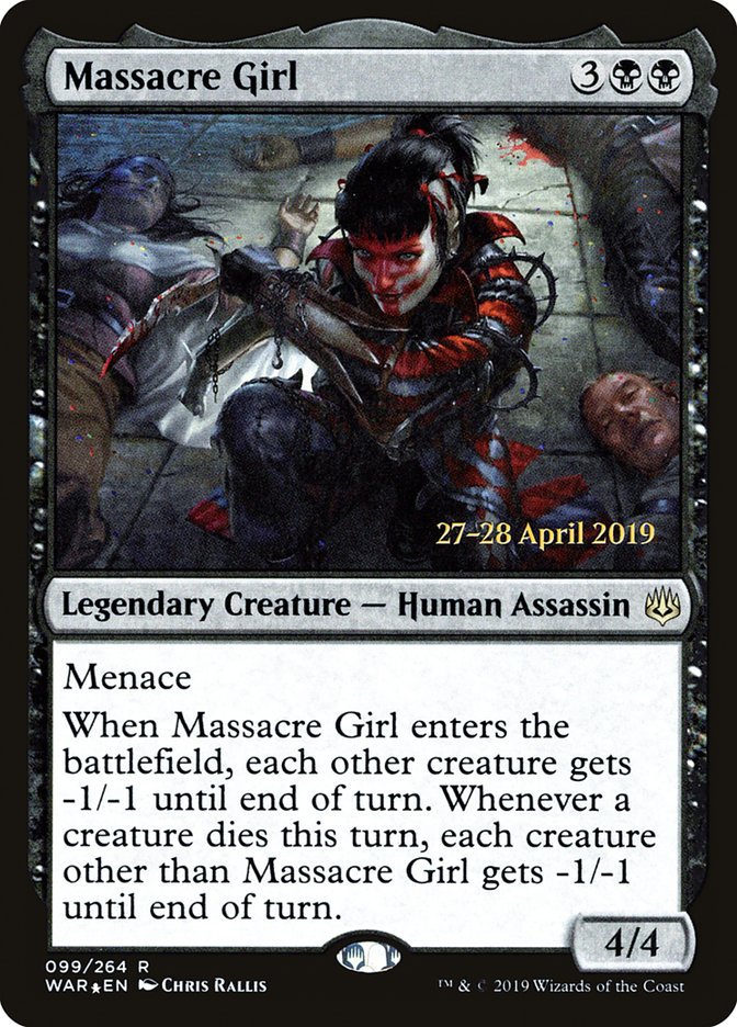 Massacre Girl [War of the Spark Prerelease Promos] - Magic: The Gathering - Card Brawlers | Quebec | Canada |